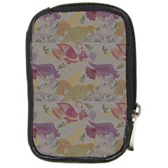 Pattern Armenian Birds Compact Camera Leather Case by Gohar