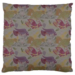 Pattern Armenian Birds Standard Flano Cushion Case (two Sides) by Gohar