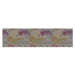 Pattern Armenian Birds Oblong Satin Scarf (16  X 60 ) by Gohar