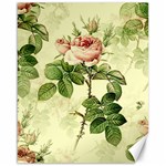 Roses Flowers Vintage Pattern Retro Floral Stem Canvas 16  x 20  15.75 x19.29  Canvas - 1