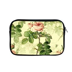 Roses Flowers Vintage Pattern Retro Floral Stem Apple Macbook Pro 13  Zipper Case by Wegoenart