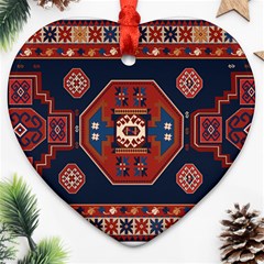 Armenian Carpet Ornament (heart) by Gohar