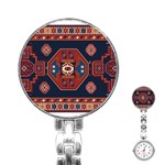 Armenian Carpet Stainless Steel Nurses Watch Front