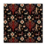 Carpet-symbols Tile Coaster Front