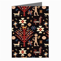 Carpet-symbols Greeting Cards (pkg Of 8)