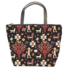 Carpet-symbols Bucket Bag