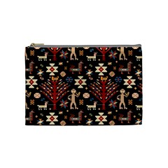 Carpet-symbols Cosmetic Bag (medium) by Gohar