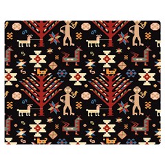 Carpet-symbols Double Sided Flano Blanket (medium)  by Gohar