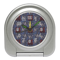 Armenian Ornaments Travel Alarm Clock