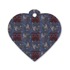 Armenian Ornaments Dog Tag Heart (one Side)