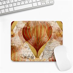 Hot Air Balloon Balloon Map Seamless Pattern Small Mousepad by Wegoenart