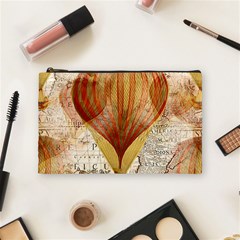 Hot Air Balloon Balloon Map Seamless Pattern Cosmetic Bag (medium) by Wegoenart