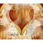 Hot Air Balloon Balloon Map Seamless Pattern Deluxe Canvas 14  x 11  (Stretched) 14  x 11  x 1.5  Stretched Canvas