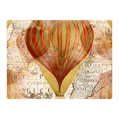 Hot Air Balloon Balloon Map Seamless Pattern Double Sided Flano Blanket (mini)  by Wegoenart