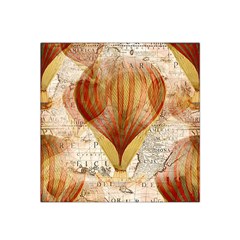 Hot Air Balloon Balloon Map Seamless Pattern Satin Bandana Scarf 22  X 22  by Wegoenart