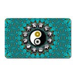 Yin Yang Horoscope Astrology Zodiac Signs Zodiac Magnet (Rectangular) Front