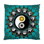 Yin Yang Horoscope Astrology Zodiac Signs Zodiac Standard Cushion Case (Two Sides) Front