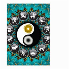 Yin Yang Horoscope Astrology Zodiac Signs Zodiac Small Garden Flag (two Sides)