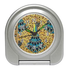 Vintage Decor Decorative Ornamental Flora Nature Travel Alarm Clock