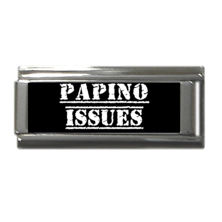 Papino Issues - Italian humor Superlink Italian Charm (9mm)