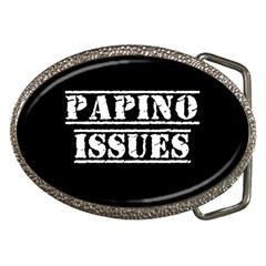 Papino Issues - Italian Humor Belt Buckles by ConteMonfrey