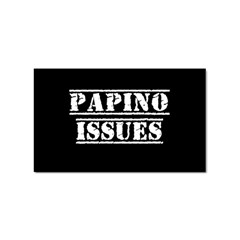 Papino Issues - Italian Humor Sticker (rectangular) by ConteMonfrey