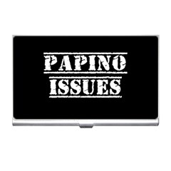 Papino Issues - Italian Humor Business Card Holder by ConteMonfrey