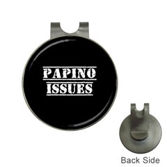 Papino Issues - Italian Humor Hat Clips With Golf Markers by ConteMonfrey