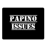 Papino Issues - Italian humor Fleece Blanket (Small) 50 x40  Blanket Front