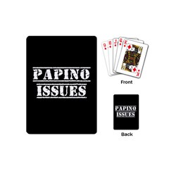 Papino Issues - Italian Humor Playing Cards Single Design (mini) by ConteMonfrey