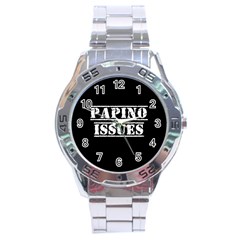 Papino Issues - Italian Humor Stainless Steel Analogue Watch by ConteMonfrey