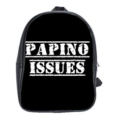 Papino Issues - Italian Humor School Bag (xl) by ConteMonfrey