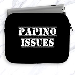 Papino Issues - Italian Humor Apple Ipad 2/3/4 Zipper Cases by ConteMonfrey