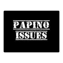 Papino Issues - Italian Humor Double Sided Flano Blanket (mini)  by ConteMonfrey