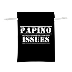 Papino Issues - Italian Humor Lightweight Drawstring Pouch (l) by ConteMonfrey