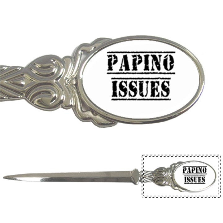 Papino Issues - Funny Italian humor  Letter Opener