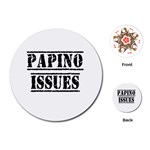 Papino Issues - Funny Italian humor  Playing Cards Single Design (Round) Front