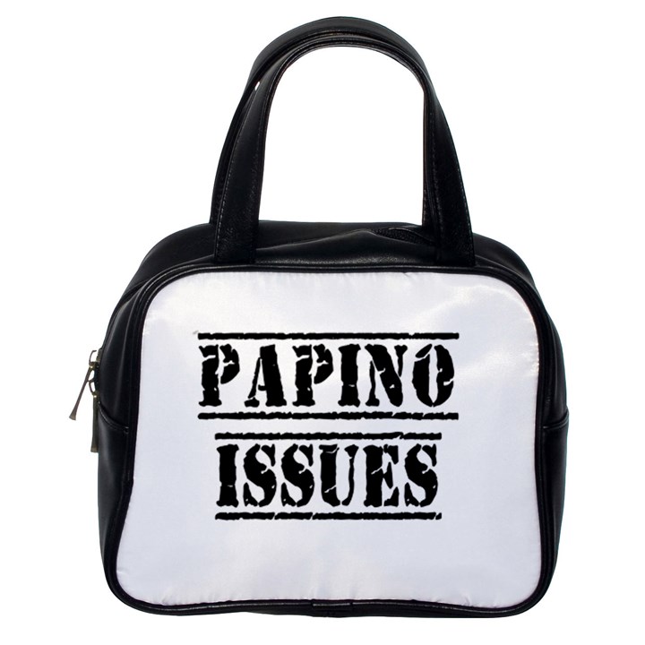 Papino Issues - Funny Italian humor  Classic Handbag (One Side)