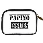 Papino Issues - Funny Italian humor  Digital Camera Leather Case Back