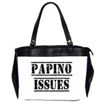 Papino Issues - Funny Italian humor  Oversize Office Handbag (2 Sides) Front