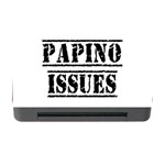 Papino Issues - Funny Italian humor  Memory Card Reader with CF Front