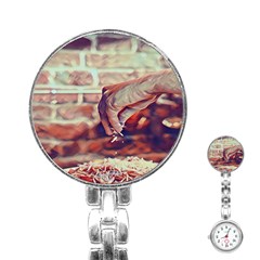 There`s No Such A Thing As Too Much Cheese Stainless Steel Nurses Watch by ConteMonfrey