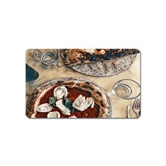 Pizza And Calzone Magnet (name Card) by ConteMonfrey