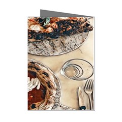 Pizza And Calzone Mini Greeting Cards (pkg Of 8) by ConteMonfrey