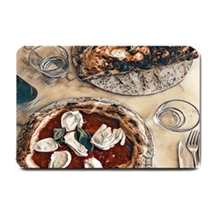 Pizza And Calzone Small Doormat