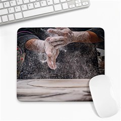 Let`s Make Pizza/bread Large Mousepad by ConteMonfrey