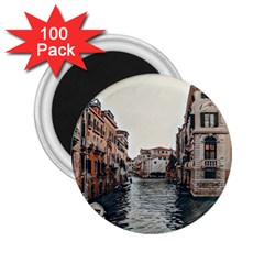 Water Way In Venice 2 25  Magnets (100 Pack) 