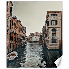 Water Way In Venice Canvas 8  X 10  by ConteMonfrey