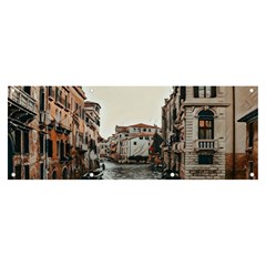 Water Way In Venice Banner And Sign 8  X 3  by ConteMonfrey