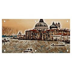 Boat In Venice San Mark`s Basilica - Italian Tour Vintage Banner And Sign 6  X 3  by ConteMonfrey